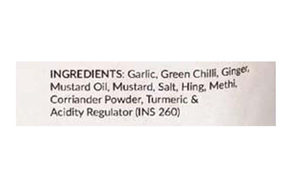 Arko's Chilli Garlic Pickle    Glass Jar  200 grams